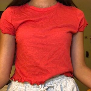 Red pacsun tee shirt